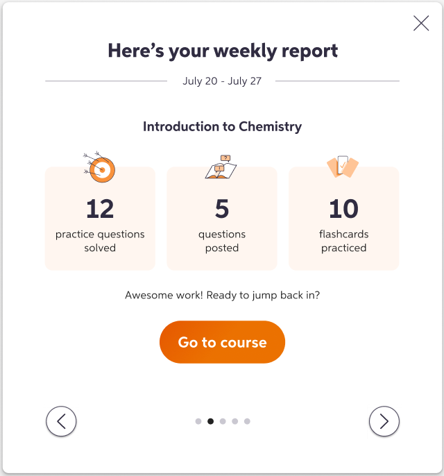 Final design screens